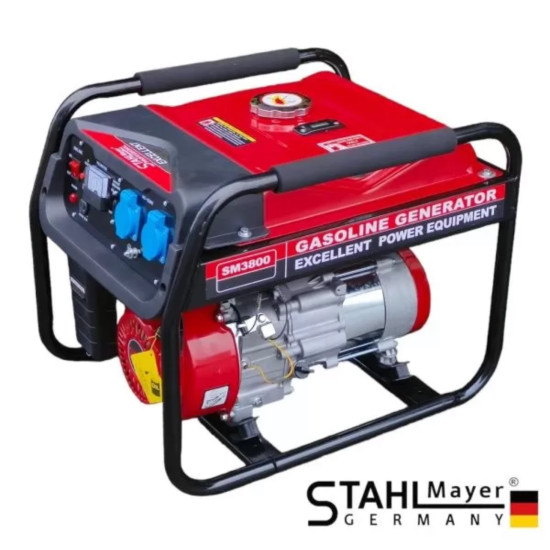 Четиритактов монофазен генератор за ток STAHLMAYER  3,8kW - Агрегат