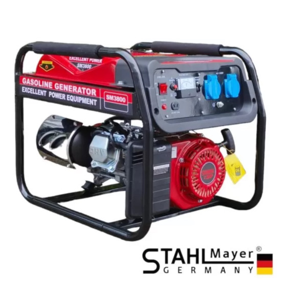 Четиритактов монофазен генератор за ток STAHLMAYER  3,8kW - Агрегат