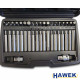 Комплект битове-накрайници HAWEK  , 4401new , Hex, XZN и Torx, 1/2", 3/8", 40 броя