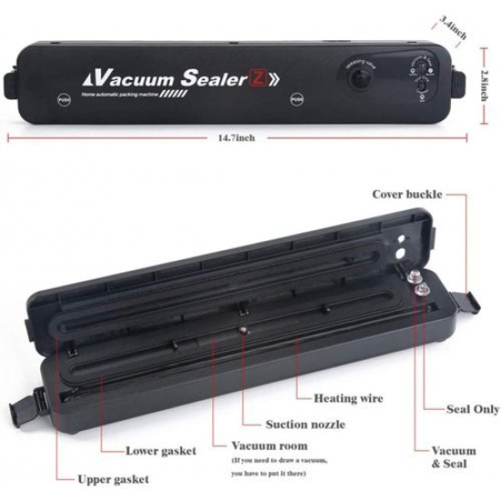 Машина за вакyумиране и запечатване на храни Vacuum Sealer