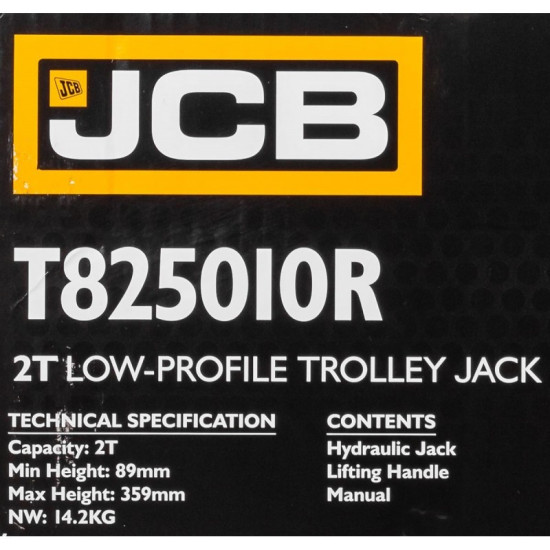 Крик крокодил 2т нископрофилен с въртяща дръжка 360°  JCB ,T825010R (89-359mm)